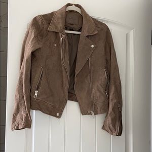 Blanknyc suede moto jacket